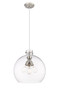 Newton Sphere - 3 Light - 18 inch - Satin Nickel - Cord hung - Pendant (410-3PL-SN-G410-18CL)