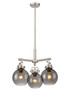 Newton Sphere - 3 Light - 21 inch - Satin Nickel - Pendant (410-3CR-SN-G410-7SM)