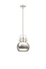 Newton Sphere - 1 Light - 8 inch - Polished Nickel - Mini Pendant (410-1SS-PN-M410-8PN)
