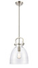 Newton Bell - 1 Light - 10 inch - Satin Nickel - Mini Pendant (410-1SM-SN-G412-10CL)