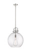 Newton Sphere - 1 Light - 16 inch - Polished Nickel - Pendant (410-1SL-PN-G410-16SDY)
