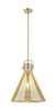Newton Cone - 1 Light - 16 inch - Champagne Bronze - Pendant (410-1SL-CB-G411-16ME)