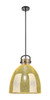 Newton Bell - 1 Light - 16 inch - Matte Black - Pendant (410-1SL-BK-G412-16ME)