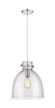 Newton Bell - 1 Light - 12 inch - Polished Nickel - Cord hung - Pendant (410-1PM-PN-G412-12SDY)
