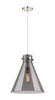 Newton Cone - 1 Light - 14 inch - Polished Nickel - Cord hung - Pendant (410-1PM-PN-G411-14SM)