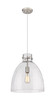Newton Bell - 1 Light - 14 inch - Satin Nickel - Cord hung - Pendant (410-1PL-SN-G412-14SDY)