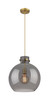 Newton Sphere - 1 Light - 14 inch - Brushed Brass - Cord hung - Pendant (410-1PL-BB-G410-14SM)
