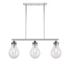 Genesis - 3 Light - 39 inch - Polished Chrome - Cord hung - Island Light (414-3I-PC-G4142-8)