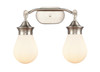 Genesis - 2 Light - 18 inch - Satin Nickel - Bath Vanity Light (414-2W-SN-6W-LED)