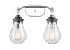 Genesis - 2 Light - 18 inch - Polished Chrome - Bath Vanity Light (414-2W-PC-6CL-LED)