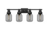 Somers - 4 Light - 33 inch - Textured Black - Bath Vanity Light (472-4W-TBK-G472-6SM)
