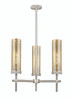 Lincoln - 3 Light - 21 inch - Satin Nickel - Pendant (471-3CR-SN-G471-12ME)