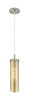 Lincoln - 1 Light - 4 inch - Satin Nickel - Cord Hung Pendant (471-1P-SN-G471-12ME)