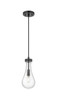 Owego - 1 Light - 5 inch - Matte Black - Pendant (451-1P-BK-G451-5SDY)
