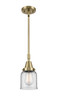 Bell - 1 Light - 5 inch - Antique Brass - Mini Pendant (447-1S-AB-G52-LED)