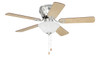 42" Wyman Ceiling Fan in Brushed Polished Nickel (WC42BNK5C1)