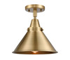 Briarcliff - 1 Light - 10 inch - Brushed Brass - Flush Mount (447-1C-BB-M10-BB)