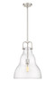 Haverhill - 1 Light - 14 inch - Brushed Satin Nickel - Stem hung - Pendant (494-1S-SN-G594-14-LED)