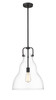 Haverhill - 1 Light - 14 inch - Matte Black - Stem hung - Pendant (494-1S-BK-G592-14)