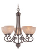 Raleigh 5 Light Chandelier In Old Bronze (25325-OLB)