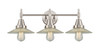 Halophane - 3 Light - 27 inch - Satin Nickel - Bath Vanity Light (447-3W-SN-G2)