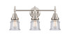 Canton - 3 Light - 23 inch - Satin Nickel - Bath Vanity Light (447-3W-SN-G184S)