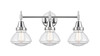 Olean - 3 Light - 25 inch - Polished Chrome - Bath Vanity Light (447-3W-PC-G322)