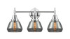 Fulton - 3 Light - 25 inch - Polished Chrome - Bath Vanity Light (447-3W-PC-G173)