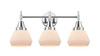 Fulton - 3 Light - 25 inch - Polished Chrome - Bath Vanity Light (447-3W-PC-G171-LED)
