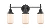 Dover - 3 Light - 23 inch - Matte Black - Bath Vanity Light (447-3W-BK-G311-LED)