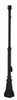 80" Pad Mount Post w/Photocell & Outlet in Textured Black (Z8984-TB)
