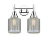 Stanton - 2 Light - 15 inch - Polished Chrome - Bath Vanity Light (447-2W-PC-G262-LED)