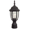 Bent Glass 1 Light Outdoor Post Mount in Matte Textured (Z265-TB)