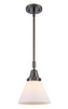 Cone - 1 Light - 8 inch - Oil Rubbed Bronze - Mini Pendant (447-1S-OB-G41-LED)