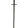 84" Smooth Direct Burial Post w/ Photocell in Textured Black (Z8792-TB)