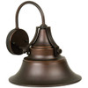 Union 1 Light Medium Outdoor Wall Lantern in Oiled Bronze Gilded (Z4414-OBG)
