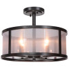Danbury 4 Light Semi Flush in Matte Black (36754-MBK)
