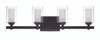 Celeste 4 Light Vanity in Espresso (16727ESP4)