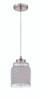 1 Light Mini Pendant W/Cord In Brushed Polished Nickel (P460BNK1)