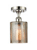 Cobbleskill - 1 Light - 5 inch - Polished Nickel - Semi-Flush Mount (516-1C-PN-G116-LED)