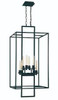 Cubic 8 Light Foyer in Aged Bronze Brushed (41538-ABZ)