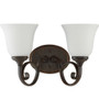 Barrett Place 2 Light Vanity In Mocha Bronze With White Glass (24202-MB-WG)