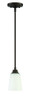 Grace 1 Light Mini Pendant in Espresso (41991-ESP)