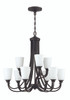 Grace 9 Light Chandelier In Espresso (41929-ESP)