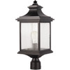 Gentry 1 Light Outdoor Post Mount in Midnight (Z3215-MN)