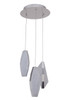 3 Light Led Mini Pendant W/Cable In Chrome (P770CH3-LED)