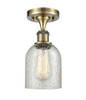 Caledonia - 1 Light - 5 inch - Antique Brass - Semi-Flush Mount (516-1C-AB-G259)