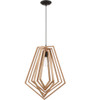 Gem 1 Light Pendant In Espresso (44593-ESP)