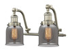 Bell - 2 Light - 18 inch - Brushed Satin Nickel - Bath Vanity Light (515-2W-SN-G53)