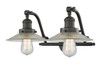 Halophane - 2 Light - 18 inch - Oil Rubbed Bronze - Bath Vanity Light (515-2W-OB-G2)